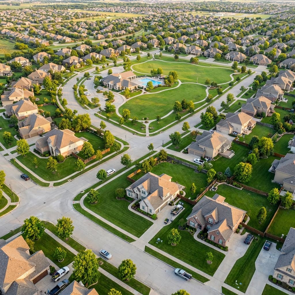 Beautiful managed neighborhood